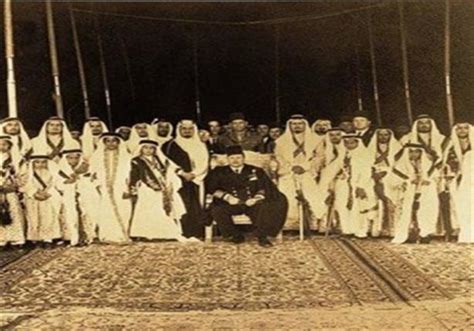 الملك فاروق والملك عبدالعزيز